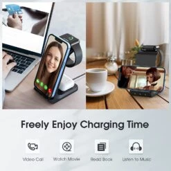Mpow True 3 In 1 Wireless Charger, IPhone Charging Station .Fast 15W Wireless Charger -MPOW SHOP 71SbruL6QoL. AC SL1500