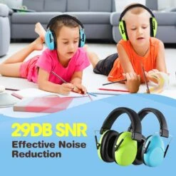 Mpow SNR 29dB Noise Cancelling Headphones For Kids,Ear Muffs *2