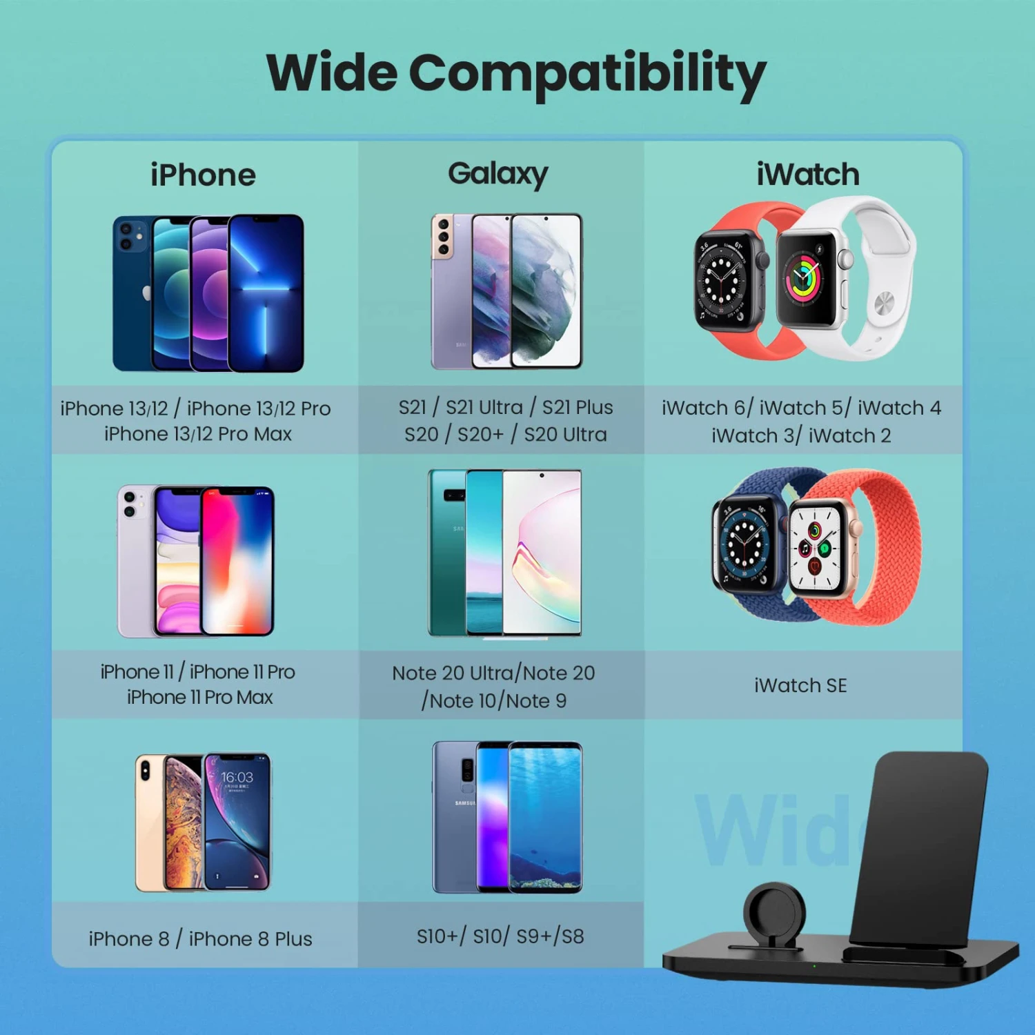 2 In 1 Wireless Charging Stand With Pad 193 7 2 In 1 Wireless Charging Stand With Pad 193 - Image 5