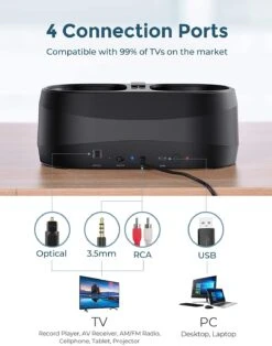 Mpow T20 Wireless TV Headphones With Bluetooth5.0 Transmitter 14 Mpow T20 Wireless TV Headphones With Bluetooth5.0 Transmitter -MPOW SHOP 71UGaJCl7ZL. AC SL1500
