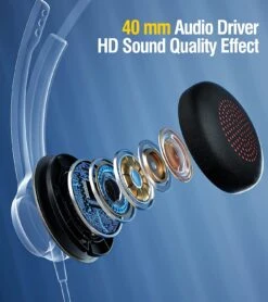 3.5mm&USB&Type-c Headset With Microphone For Laptop, Single Side Headset With Microphone For PC -MPOW SHOP 71W69D7VyCL. AC SL1500