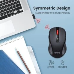 Wireless Mouse, 2.4G Portable Ambidextrous USB Mouse -MPOW SHOP 71Xdjjhmh1L. AC SL1500