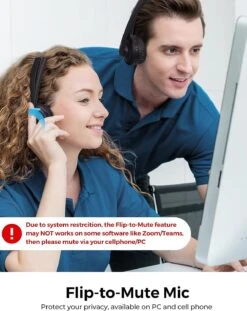 Wireless Headset, 𝟮𝟬𝟮𝟯 𝗡𝗲𝘄 Wireless 5.0 Headset With Microphone-BH617 -MPOW SHOP 71YrbqJ2MUL. AC SL1500