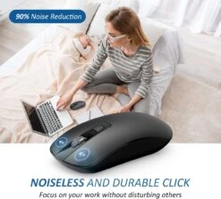 Slim & Noiseless 2.4G USB PC Laptop Computer Cordless Mice With Nano Receiver,1600 DPI Mouse 13 Slim & Noiseless 2.4G USB PC Laptop Computer Cordless Mice With Nano Receiver,1600 DPI Mouse -MPOW SHOP 71emWvsghuL. AC SL1280