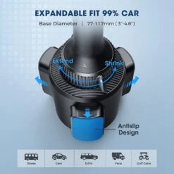 Cup Holder Phone Mount, Adjustable Telescopic Arm Cup Phone Holder For Car -MPOW SHOP 71fuMOhpgSL. AC SL1500