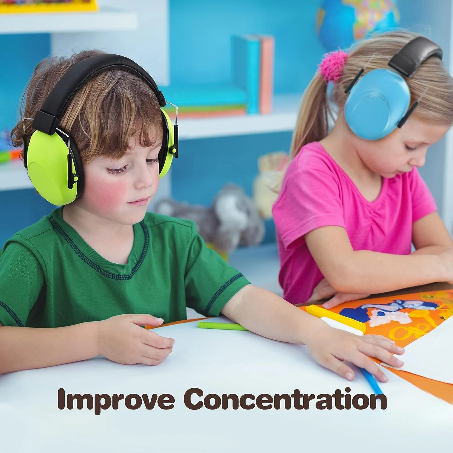 Mpow SNR 29dB Noise Cancelling Headphones For Kids,Ear Muffs *2 7 Mpow SNR 29dB Noise Cancelling Headphones For Kids,Ear Muffs *2 - Image 5
