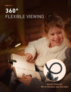 Mpow Book Lights For Reading At Night In Bed 3 Brightness Levels × 3 Color Temperatures -MPOW SHOP 71rSuuWRZKL. AC SL1500 fec90c47 8ed8 465e aab7 c86d62c3bf4b