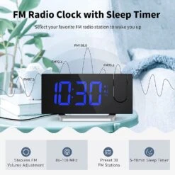 Clock Radios, Projection Alarm Clock With 0-100% Dimmer And FM Radio, Dual Alarm, 5 Alarm Sounds And 3-Level Volume, USB Charger, Clear Readout Digital Alarm Clock For Bedroom 12 Clock Radios, Projection Alarm Clock With 0-100% Dimmer And FM Radio, Dual Alarm, 5 Alarm Sounds And 3-Level Volume, USB Charger, Clear Readout Digital Alarm Clock For Bedroom -MPOW SHOP 71tah87eWKL. AC SL1500 4b892ff3 be1f 41f9 8127 87428319fee7