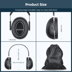 SNR 35dB Effective Ear Protection, Hearing Protection Ear Muff, Lightweight Adult Noise Cancelling Headphones, Ear Protection For Autism, Mowing, Shooting, Sleeping, Ear Muffs For Noise Reduction -MPOW SHOP 71vkxXOBkbL. AC SL1500