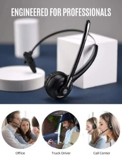 Mpow M5 Pro Trucker Bluetooth Headset 2-Pack 16 Mpow M5 Pro Trucker Bluetooth Headset 2-Pack -MPOW SHOP 71wY6G dD9L. AC SL1500