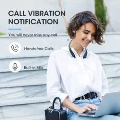 Neckband Bluetooth Headphones With 24H Of Playback Noise Cancelling Microphones For Clear Calls -MPOW SHOP 71wzFTIqpaL. AC SL1500