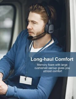 Mpow Bluetooth Headset With Microphone, AI Noise Cancelling Headset With 35Hrs Playtime -MPOW SHOP 71xcd j3AsL. AC SL1500