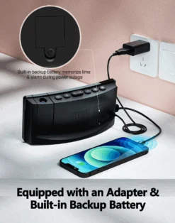 Mpow Projection Alarm Clock, Digital Clock For Bedroom, 3-Level Brightness Dimmer, USB Charger -MPOW SHOP 7 6c2a0685 7909 4df2 b6a0 ab297ba816d3