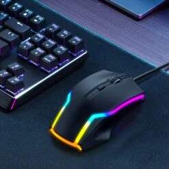Mpow Wired Gaming PC354 Mouse With 7 RGB Backlit Modes, Wired Mouse For Gaming [8000 Adjustable DPI] -MPOW SHOP 81AdZ40zUTL. AC SL1500