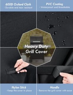 600D BBQ Grill Cover 64 Inch, Heavy Duty Waterproof Gas Grill Covers, Special Fade & Wind Resistant Barbecue Cover Fits 12 600D BBQ Grill Cover 64 Inch, Heavy Duty Waterproof Gas Grill Covers, Special Fade & Wind Resistant Barbecue Cover Fits -MPOW SHOP 81Bn9FtUNOL. AC SL1500