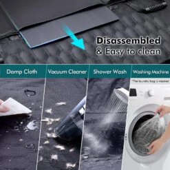 Mpow Back Seat Extender For Dogs-Supports 330lb,Waterproof Dog Car Seat Cover Hard Bottom-Detachable -MPOW SHOP 81CNX7i 4nL. AC SL1500