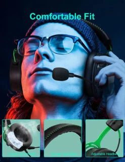 Gaming Headset PC 7.1 Surround Sound, Gaming Headset With Microphone For PC BH439 -MPOW SHOP 81FUxwazfTL. AC SL1500