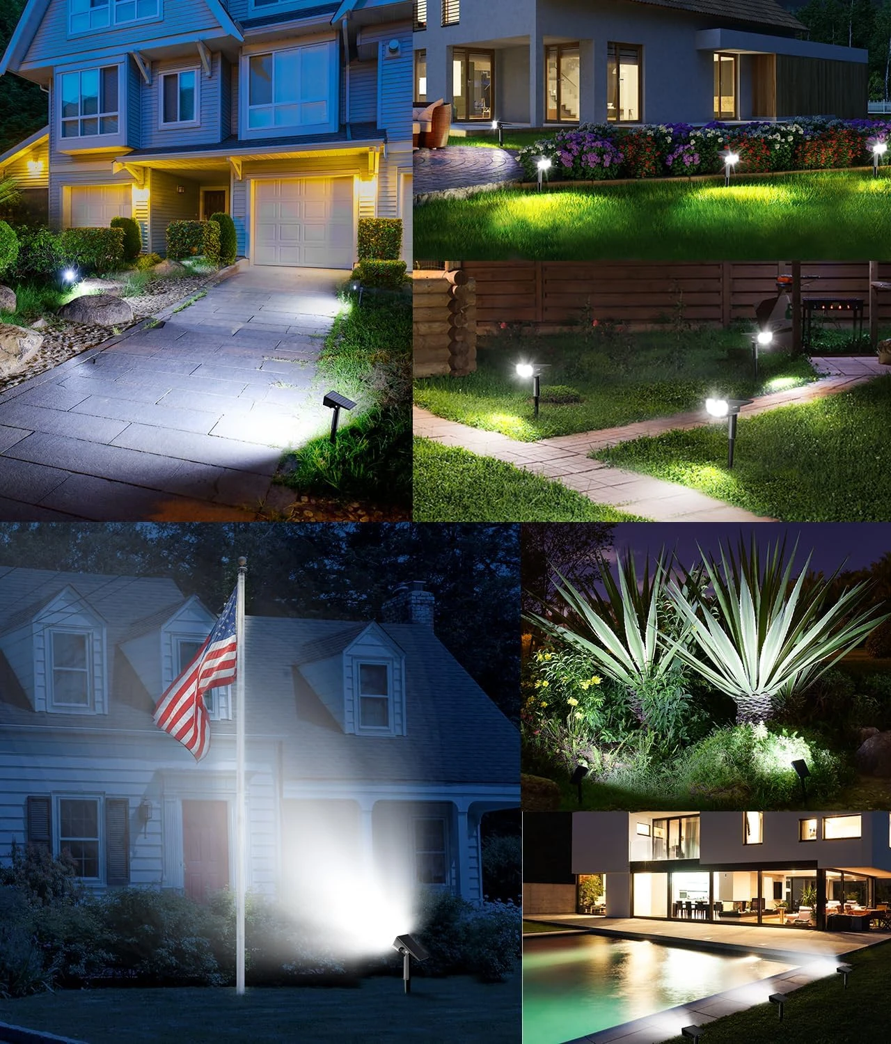 Mpow Motion Sensor Solar Landscape Spotlights 30 LEDs 4 Pack 10 Mpow Motion Sensor Solar Landscape Spotlights 30 LEDs 4 Pack - Image 8