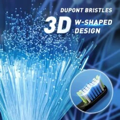 Sonic Electric Toothbrush For Adults With Holder And 10 Brush Heads, Rechargeable Sonic Toothbrush Fast 2 Hr Charge Last 35 Days, 40000 VPM And 3 Modes - Black -MPOW SHOP 81IIIpOx9FL. AC SL1500