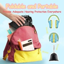 Noise Cancelling Headphones For Kids, SNR 28dB Kids Ear Protection Earmuffs For Autism, Toddler, Adjustable Ear Muffs For Noise Reduction Kids For Monster Truck, Concerts, Air Shows, Fireworks -MPOW SHOP 81IKfBPCUYL. AC SL1500