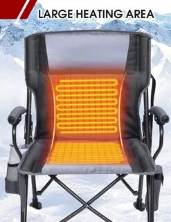 Mpow Heated Camping Chair For Adults, Heats Back And Seat, 3 Heat Levels -MPOW SHOP 81wYfZ2fyqL. AC SL1500