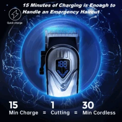 Mpow Cordless Hair Clippers For Men W/Battery Display, 5H Professional Hair Cutting Kit With 10 Combs, Rechargeable Barber Clippers Beard/Hair Trimmer With Scissors, Cape For Men Women Kids -MPOW SHOP 8 0d4bf528 88a0 4aeb 8dee 18b76c92484d