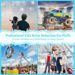 Mpow Kids Noise Cancelling Earmuffs, SNR 28dB Kids Ear Protection Earmuffs For Autism, Toddler, Children, Adjustable Kids Noise Cancelling Headphones For Monster Truck, Concerts, Air Shows, Fireworks -MPOW SHOP 8 a2251e44 50d1 4c47 bdef 897866982386
