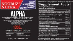 NOORUZ Alpha Men's Testosterone Booster -Ashwagandha, Cordyceps, Maca, Beet, Saw Palmetto, Epimedium | Strength Booster Capsules -MPOW SHOP 900 2