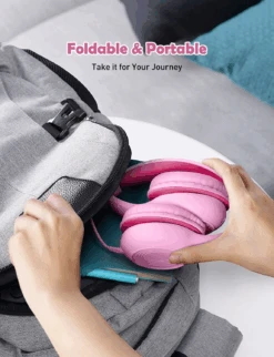 Mpow Kids Headphones With Microphone, Foldable Kids Headphones With Cord, Headphones Kids,85/94dB Volume Limit Kid Headphones With Stereo,Kids Headphones For School Girls Boys Toddler Airplane Tablet -MPOW SHOP 9 21d570c0 3699 4790 9dca e27e5220e0ad