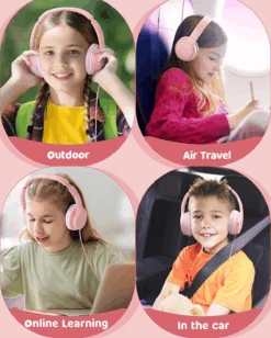 Mpow Kids Headphones For Girls/Boys/Children/Teens Adjustable, Upgraded USB-C Jack, 94dB Safe Volume Stereo Tangle-Free Kids Headphones For School Airplane Travel, Over-Ear Headphones For Kids, Pink 21 Mpow Kids Headphones For Girls/Boys/Children/Teens Adjustable, Upgraded USB-C Jack, 94dB Safe Volume Stereo Tangle-Free Kids Headphones For School Airplane Travel, Over-Ear Headphones For Kids, Pink -MPOW SHOP 9 5fe78d9e c7f8 42b2 a19c 55cb9d6e306f