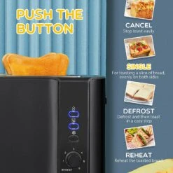 Toaster 4 Slice, 10‘â€?Long Slot Toaster 2 Slice, Extra-Wide Stainless Steel Toasters -MPOW SHOP A1vWfCDlnjL. AC SL1500