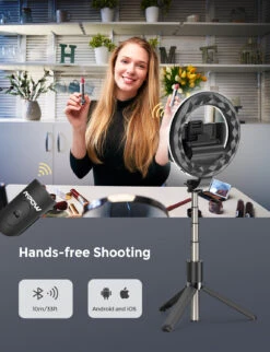 Mpow PA213B Ring Light With Tripod Stand & Phone Holder -MPOW SHOP B08G1P8HKV.pt04