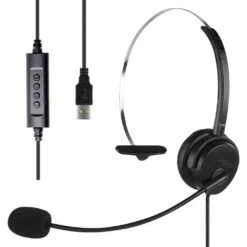 Mpow Single-sided 3.5mm & USB Headset With Microphone -MPOW SHOP BRE4733 4