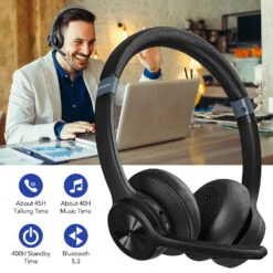 Mpow HC9 Bluetooth Headset V5.3 With Noise Cancelling Microphone -MPOW SHOP BRE6070 A 2