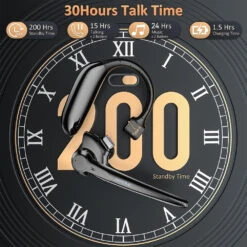 Mpow S12Bluetooth Wireless Earpiece Headset Hands-free Calling With Clear Voice 280 Hours Standby Time LPX7 -MPOW SHOP BRE6071 B 3