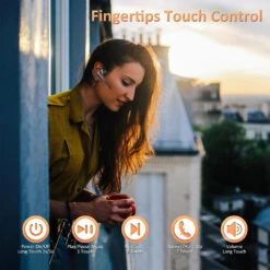 Mpow S12Bluetooth Wireless Earpiece Headset Hands-free Calling With Clear Voice 280 Hours Standby Time LPX7 -MPOW SHOP BRE6071 B 5