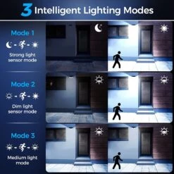 216AB Solar Lights Outdoor Cold White 1 Pack -MPOW SHOP ColdWhite1Pack 04