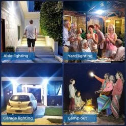 216AB Solar Lights Outdoor Cold White 1 Pack -MPOW SHOP ColdWhite1Pack 06