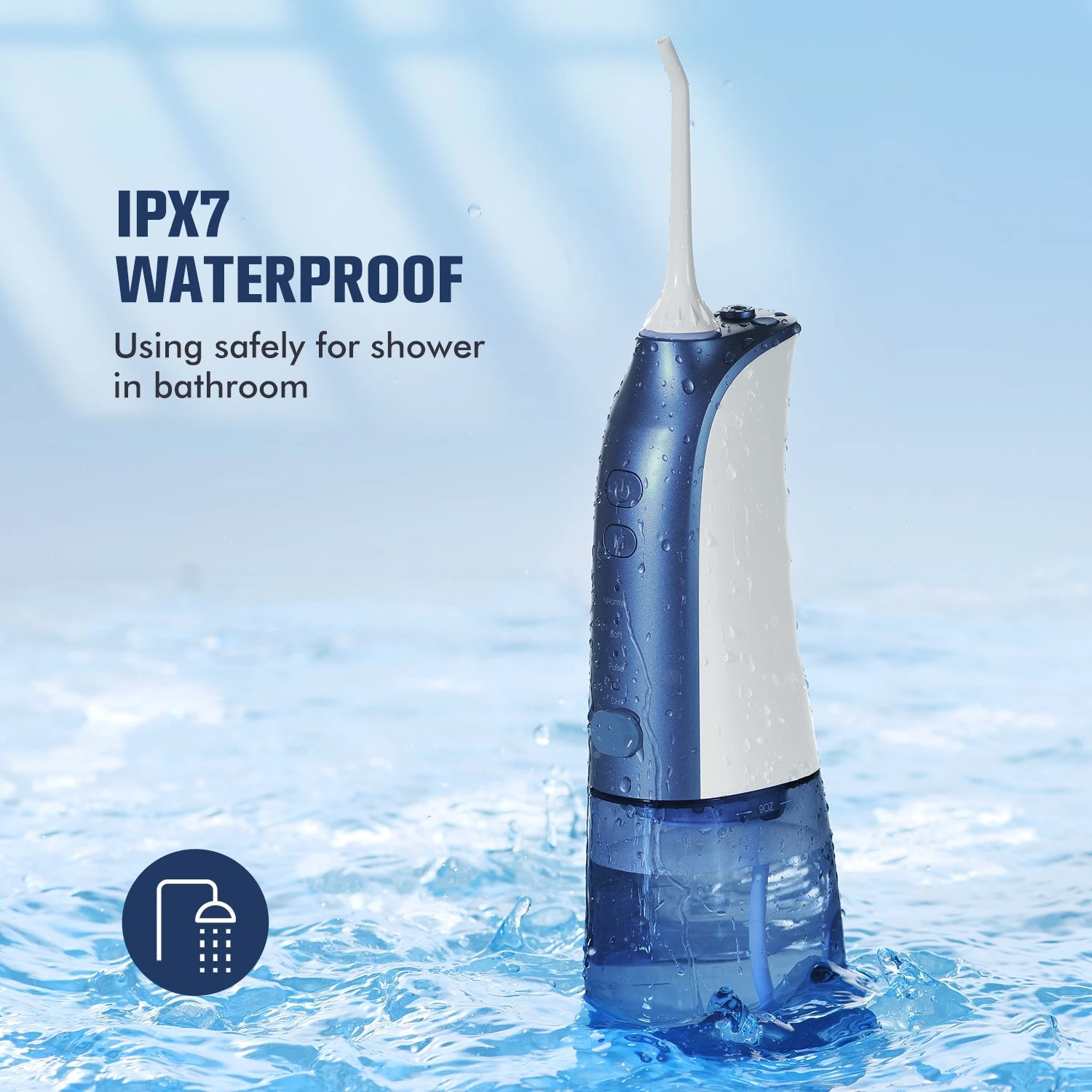 129AD Portable Water Flossers With 8 Jet Tips 5 129AD Portable Water Flossers With 8 Jet Tips - Image 3