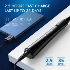 HP141 Electric Toothbrushes With 10 Heads -MPOW SHOP DSRHP141ElectricToothbrusheswith10Heads US 4