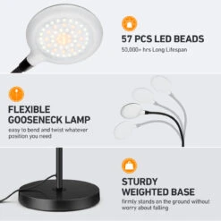 461AB LED Floor Lamp(UK ONLY) -MPOW SHOP GEHM461AB US B2 V01 190505