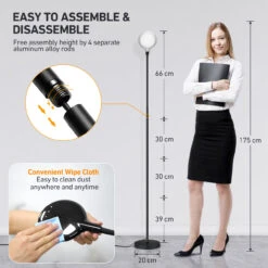 461AB LED Floor Lamp(UK ONLY) -MPOW SHOP GEHM461AB US B5 V01 190505