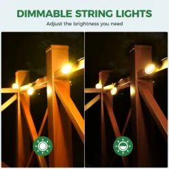 HM553 String Lights, 48 Ft Heavy Duty Flexible Rubber Cord 16.5W -MPOW SHOP GEHM553 US B3 V01 210205