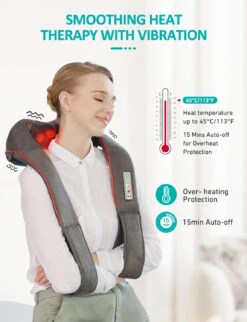 092AH Shiatsu Back Shoulder Massager With Heat (EU ONLY) -MPOW SHOP GEHP092AH B2 V01 20200911
