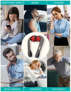 092AH Shiatsu Back Shoulder Massager With Heat (EU ONLY) -MPOW SHOP GEHP092AH B7 V01 20200911