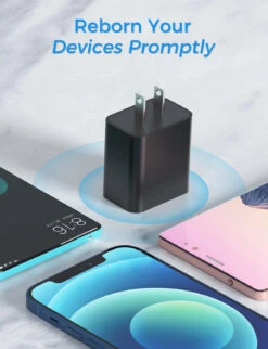 PA125ABUS Travel Adapter Wall AC Power Plug Adapter Wall Charger -MPOW SHOP GEPA125ABUS B3 V01 210527