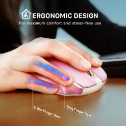 2.4G Wireless Portable Mobile Mouse Optical Mice -Pink -MPOW SHOP GEPC051AP VTUS B2 V01 170727