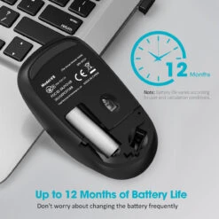 071 2.4G Slim Wireless Mouse With Nano Receiver 12 071 2.4G Slim Wireless Mouse With Nano Receiver -MPOW SHOP GEPC071AB VTUS B3 200606