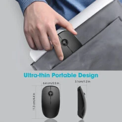 071 2.4G Slim Wireless Mouse With Nano Receiver 14 071 2.4G Slim Wireless Mouse With Nano Receiver -MPOW SHOP GEPC071AB VTUS B5 200606