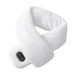 New USB Heated Winter Scarf Men And Women Shawl Foreign Trade Smart Heating Solid Color Vibration Massage Scarf Waterproof -MPOW SHOP H42e95894edca48039115c6aad76cd166m
